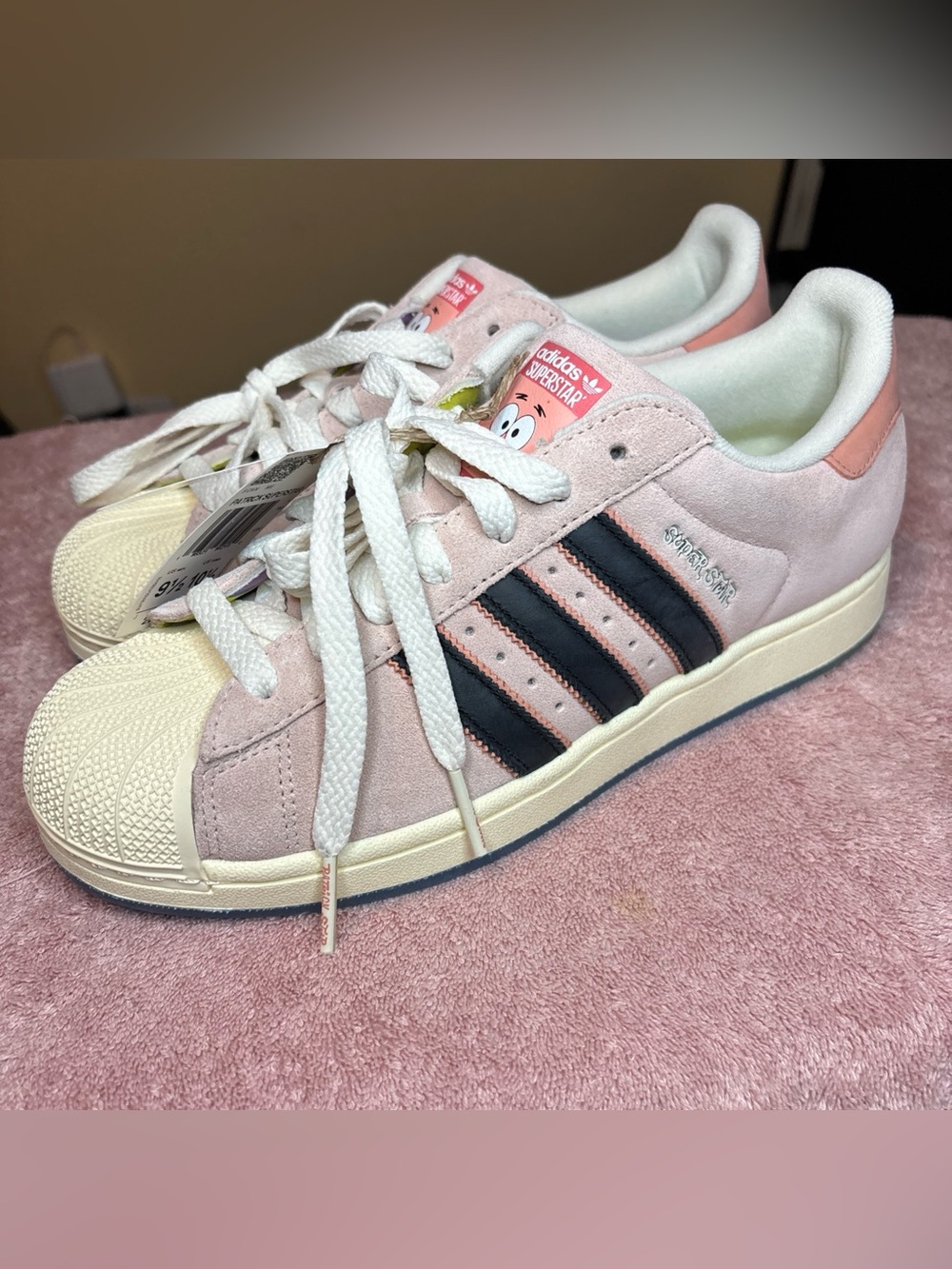adidas SpongeBob SquarePants x Adidas Superstar Patrick Star JQ6778 Men Size 9.5